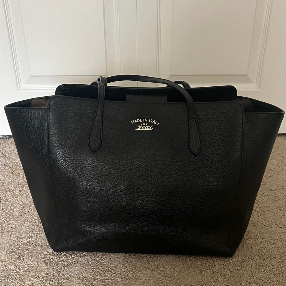 Gucci Black Leather woman’s tote